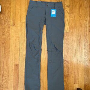 Columbia Saturday Trail Stretch Pant, 4 Long/Tall, Gray